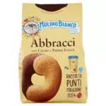 Mulino Bianco Biscotti Frollini Abbracci con Cacao e Panna Frescaenza Olio di Palma