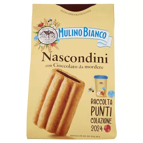 Mulino Bianco Biscotti Frollini Nascondini con Cioccolato da Mordere