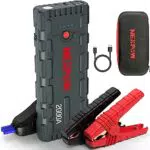 NEXPOW Avviatore Batteria Auto 2000A Emergenza per Motori fino a 7.5L Benzina