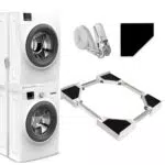 NIUXX Kit Sovrapposizione Universale Lavatrice e Asciugatrice, Regolabile 46-66 cm