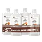 Omia, Fisio Shampoo Eco Bio con Olio di Macadamia, Per Capelli Danneggiati