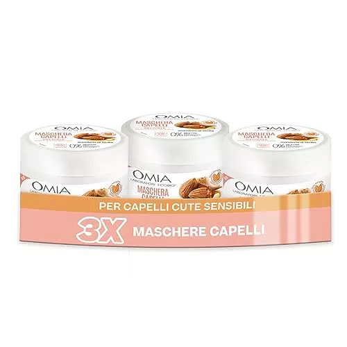 Omia Maschera Eco Bio con Mandorla di Sicilia per Capelli Sensibili