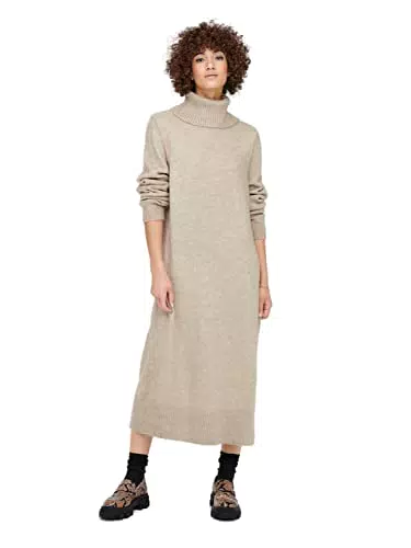 Only Onlbrandie L/S Roll Neck Dress Knt Noos Vestito