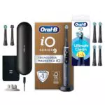 Oral-B Spazzolino Elettrico iO 9 con Testine di Ricambio Ultimate Clean
