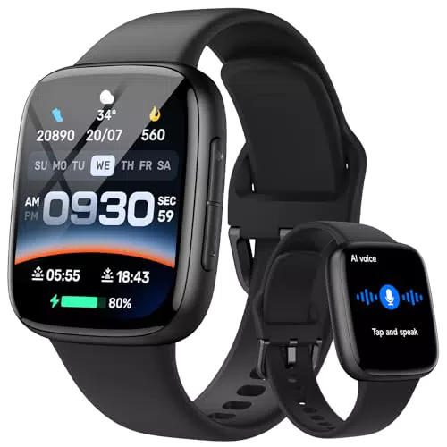 Smartwatch Uomo e Donna 1.85" AMOLED con Chiamate e Fitness Tracker