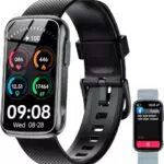 OUKITEL Smartwatch Fitness Tracker Impermeabile con Cardiofrequenzimetro IP68