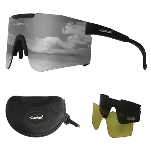 Outdoorsparta TR90 Occhiali da Sole Polarizzati per Sportivi e Ciclismo