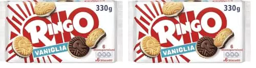 Pavesi Snack Ringo alla Vaniglia – Biscotti Farciti per Merenda e Studio