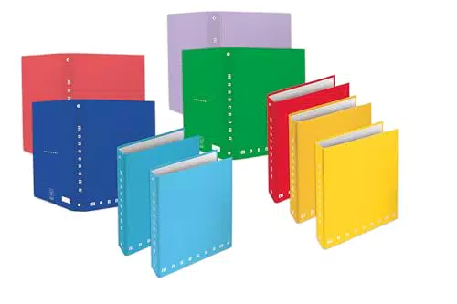 Pigna Raccoglitore con Anelli A5 Monocromo Design Elegante per Documenti