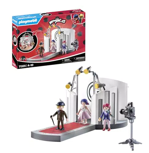 Playmobil Miraculous 71335: Sfilata di Adrien a Parigi - Giocattolo per Bambini 4+
