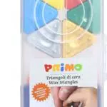 Primo Pastelli a Cera Triangolari Resistenti per Lavoretti Creativi Bambini