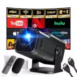 Proiettore Mini 4K 1920x1080P Portatile, Dual Control, WiFi 6, HDMI, PS5