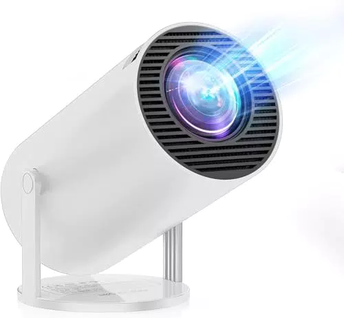 Proiettore Mini Portatile 2025 Upgraded con WiFi 6 e Bluetooth 5.2, 20000 Lumen