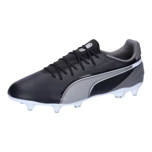 PUMA King Match Mxsg, Soccer Shoe Unisex - Adulto, Puma Black Puma White
