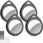 QCOQ® Smart Tracker Bluetooth Compatibile con Apple Dov’è App per Localizzare Chiavi e Bagagli