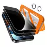 QHOHQ Pellicola Privacy per iPhone 17 e Protezione Fotocamera Vetro Temperato