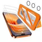 QHOHQ Vetro Temperato per iPhone 17 Pro Max | Pellicola Protettiva Antiurto 9H+
