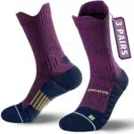 Rahhint Calzini Compressione Uomo per Running e Trekking Anti-Vesciche