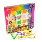 Rainbow High Kit di Perline Colorate con Lettere e Ciondoli Lip Gloss