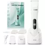 Rasoio Elettrico Donna IPX7 Impermeabile con Schermo LED e Ricarica USB