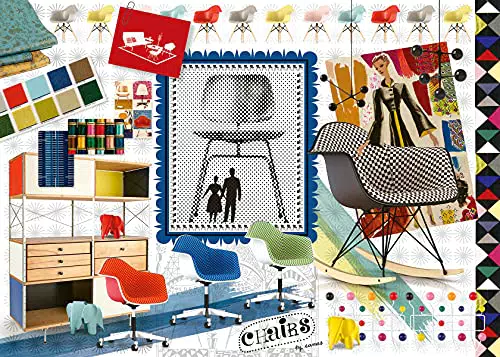 Ravensburger Puzzle Eames Design Spectrum - Idea Regalo per Adulti