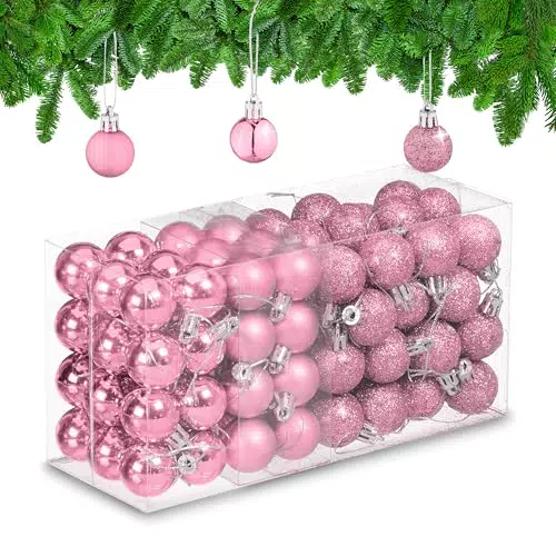 Relaxdays Palline di Natale, Set di Decorazioni per Albero Natalizio