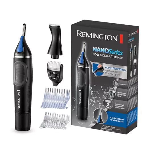 Remington NE3870 Rifinitore Multifunzione per Naso, Orecchie e Barba