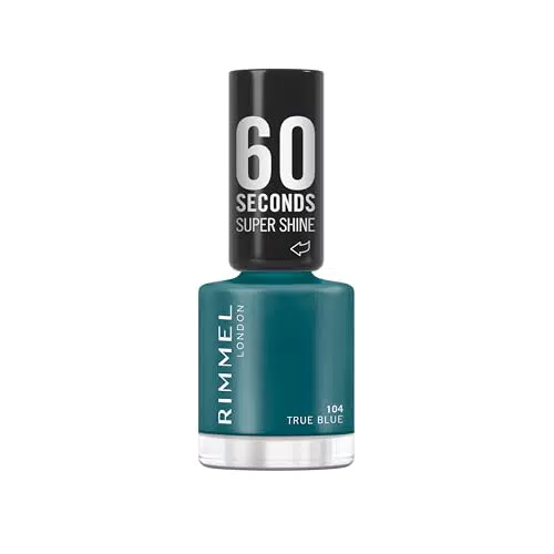 Rimmel 60 Seconds Super Shine Smalto Asciugatura Rapida, Lunga Tenuta