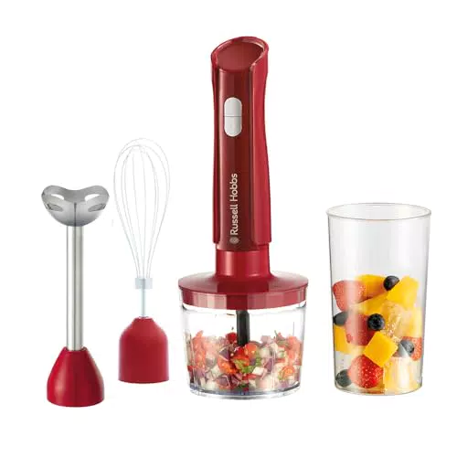 Russell Hobbs Frullatore a Immersione 3 in 1 Modello 27142-56 per Frullati e Salse