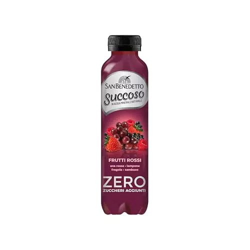 San Benedetto Succoso Zero Frutti Rossi - Bevanda Leggera Senza Zuccheri