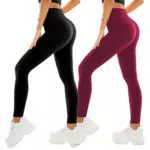 Sinophant Leggins Sportivi Donna a Vita Alta, Pantaloni Yoga Elastici