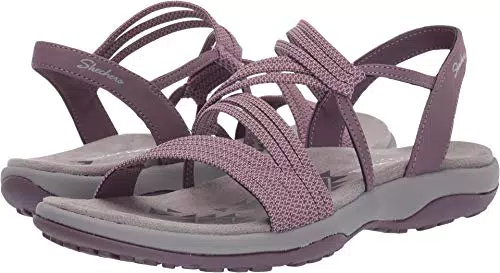 Skechers Reggae Slim - Sandali a Punta Aperta per Donna
