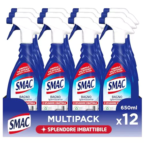 Smac Detergente Spray Multisuperficie Igienizzante con Azione Anticalcare