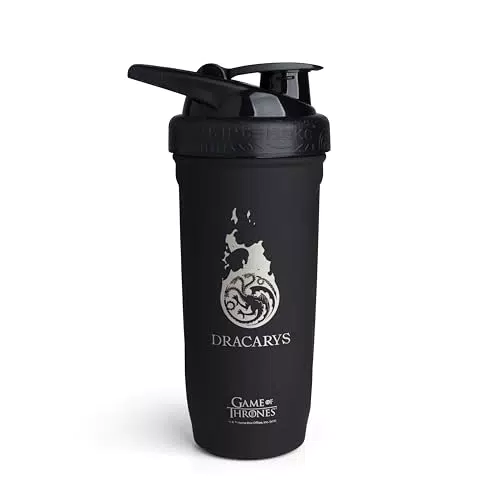Smartshake Reforce - Borraccia shaker in acciaio inox a prova di perdite senza BPA