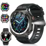 Smartwatch Militare AMOLED 1.43 Fitness Tracker Impermeabile IP68 Bluetooth