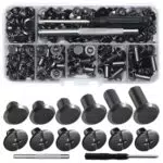 SMLOPLOM Viti M5 per mobili e articoli in pelle, rivetti cavi 4-12 mm