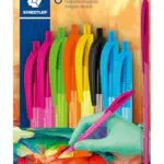 Staedtler Penna a sfera triangolare 4230C8E2-2, larghezza linea M 1,00 mm