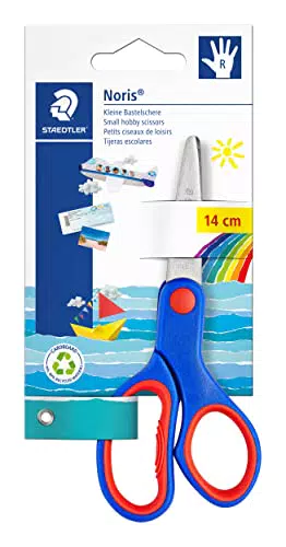 Staedtler Noris Forbici Punta Arrotondata Ergonomiche per Scuola e Hobby