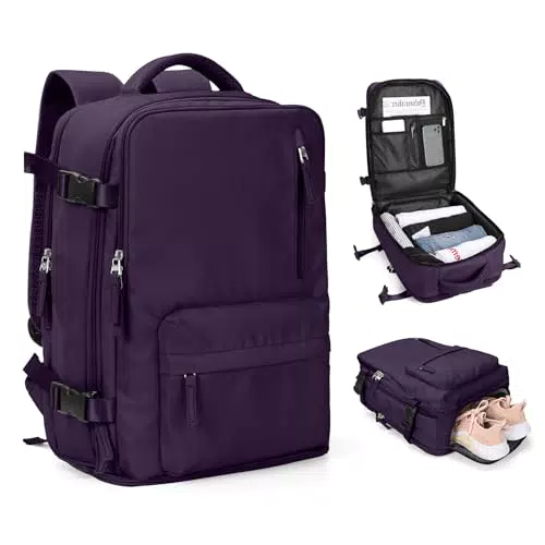 SZLX Zaino da Cabina con Porta USB per Laptop - Bagaglio a Mano Uomo e Donna