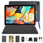 TABWEE T80 Tablet Android 15 - 18GB RAM, 128GB ROM, 6000 mAh, 5G WiFi