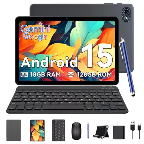 TABWEE T80 Tablet Android 15" - 18GB RAM, 128GB ROM, 6000 mAh, 5G WiFi
