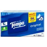 Tempo Fazzoletti di Carta Tascabili Classic, 4 Veli, Resistente in Lavatrice