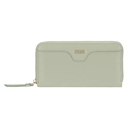 THUN Portafoglio con Chiusura Zip in Ecopelle - Collezione Sempre con Me
