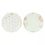 Thun - Set piatti dessert porcellana collezione Happy Elegance, 20.5 cm