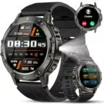 TIMU Smartwatch Uomo 1,45 HD con Chiamata Bluetooth, Modalità Sportive e IP68