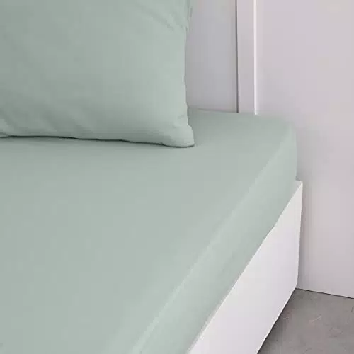 TODAY Essential Lenzuolo con angoli in 100% cotone per 2 persone