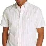 Tommy Hilfiger Camicia Uomo Flex Poplin Maniche Corte
