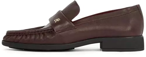 Tommy Hilfiger Mocassino Donna Soft Nappa Pleated Toe Tacco Piccolo