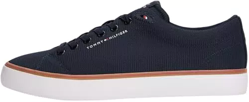 Tommy Hilfiger Sneakers Vulcanizzate Uomo in Mesh a Profilo Basso