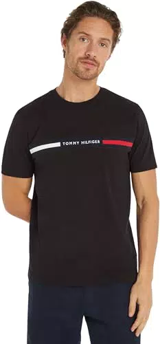 Tommy Hilfiger Uomo T-Shirt Maniche Corte Scollo Rotondo